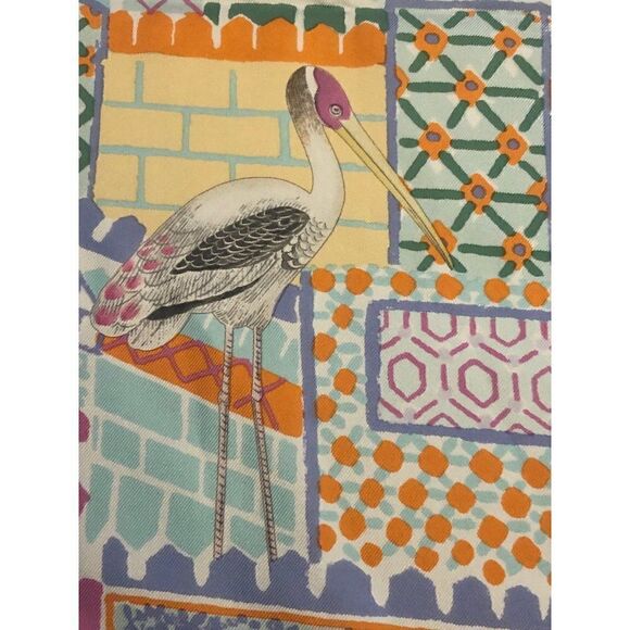 Salvatore Ferragamo silk scarf 34.5” x 34.5” INDIA - Picture 5 of 5